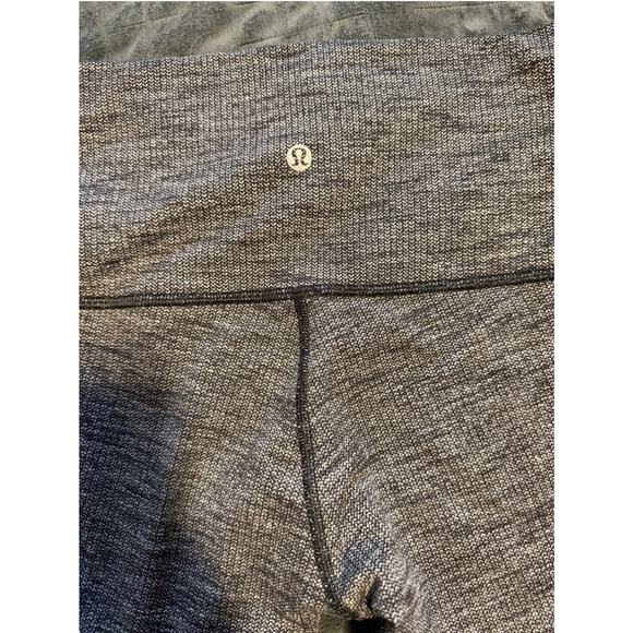 Women's Lululemon Wunder Under High Rise Gray Full Length Leggings, Size 6 - Picture 3 of 7